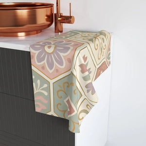 Premium Bohemian Hand Towel – Floral Cotton - Dipaliz - Towels