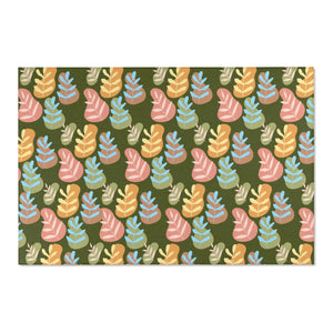 Bohemian Leaf Area Rug – Cozy Boho Warmth - Dipaliz - Rugs