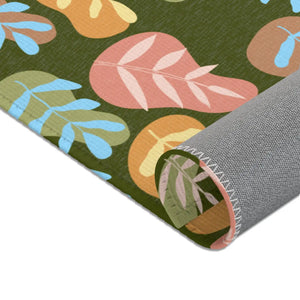 Bohemian Leaf Area Rug – Cozy Boho Warmth - Dipaliz - Rugs