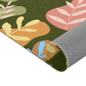 Bohemian Leaf Area Rug – Cozy Boho Warmth - Dipaliz - Rugs