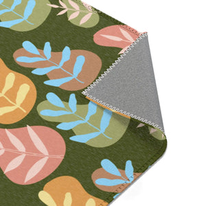 Bohemian Leaf Area Rug – Cozy Boho Warmth - Dipaliz - Rugs