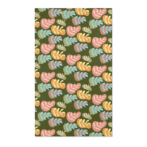 Bohemian Leaf Area Rug - Cozy Boho Warmth Style - Dipaliz - 36’’ × 60’’ - Rugs