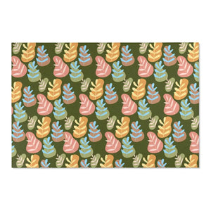 Bohemian Leaf Area Rug - Cozy Boho Warmth Style - Dipaliz - 72’’ × 48’’ - Rugs