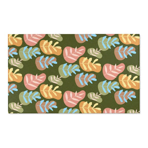 Bohemian Leaf Area Rug - Cozy Boho Warmth Style - Dipaliz - 60’’ × 36’’ - Rugs