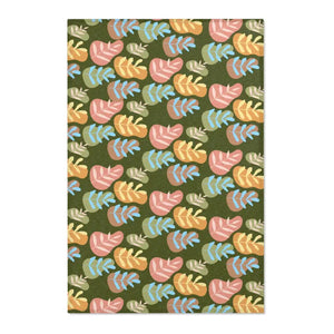 Bohemian Leaf Area Rug - Cozy Boho Warmth Style - Dipaliz - 24’’ × 36’’ - Rugs