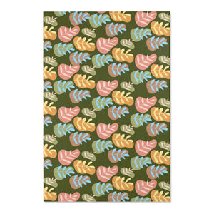 Bohemian Leaf Area Rug - Cozy Boho Warmth Style - Dipaliz - 48’’ × 72’’ - Rugs