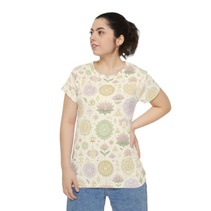 Boho Mandala Short Sleeve Shirt - Festival Style - Dipaliz - T-shirts