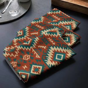 Cloth Napkin Set - Bohemian Pattern Premium Cotton - Dipaliz - Napkins