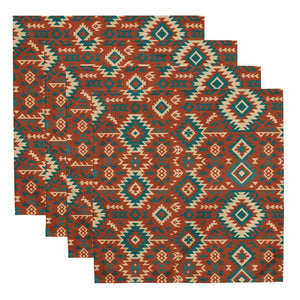 Cloth Napkin Set - Bohemian Pattern Premium Cotton - Dipaliz - Napkins