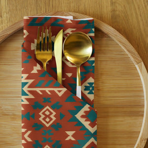 Bohemian Pattern Cloth Napkin Set – Premium Cotton - Dipaliz - Napkins