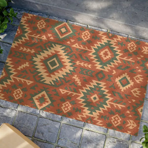 Bohemian Style Doormat - Desert Bloom Cozy Home Entrance - Dipaliz - 24’’ x 16’’ - Door Mats