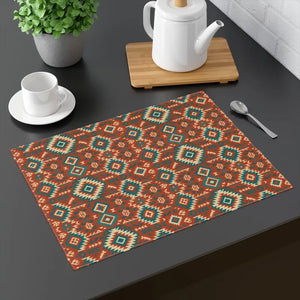 Bohemian Style Placemat Tribal Design Table Decor by Dipaliz - 18’’ × 14’’ - Placemats