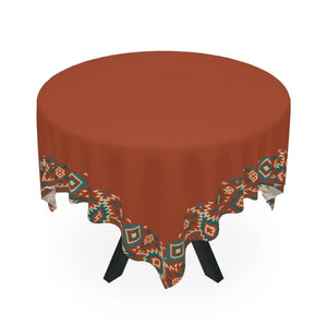 Bohemian Tribal Print Tablecloth for Rustic Dining Decor - Dipaliz - one Size / White - Tablecloths