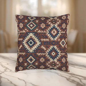 Woven Pillow Vibrant Boho Vibes Desert Dream Decor - Dipaliz - Artwork / 17’’ × 18’’ - Throw Pillows