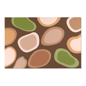 Boho Abstract Area Rug – Earthy Chic Mat - Dipaliz - Rugs