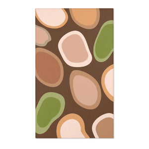 Boho Abstract Area Rug – Earthy Chic Mat - Dipaliz - Rugs