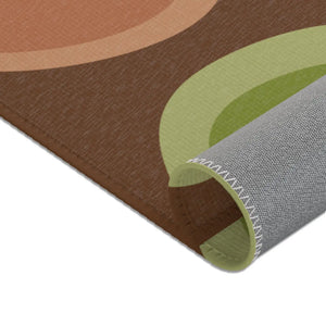 Boho Abstract Area Rug – Earthy Chic Mat - Dipaliz - Rugs