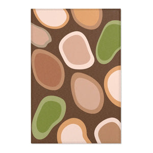 Boho Abstract Area Rug – Earthy Chic Mat - Dipaliz - Rugs