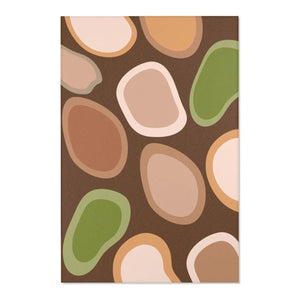 Boho Abstract Area Rug – Earthy Chic Mat - Dipaliz - Rugs