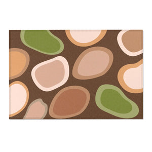 Boho Abstract Area Rug – Earthy Chic Mat - Dipaliz - Rugs