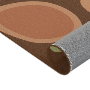 Earthy Chic Mat - Boho Abstract Area Rug - Dipaliz - Rugs