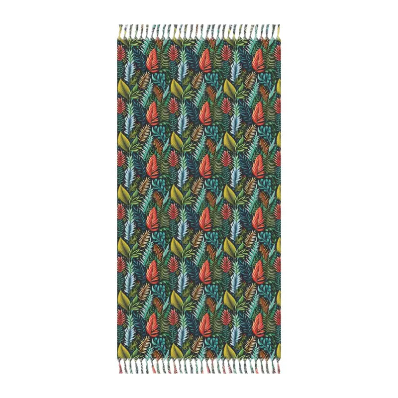 Colorful Foliage Beach Blanket for Vibrant Days - 38’’ × 81’’ / Polyester Towels