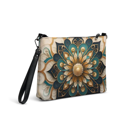 Chic Boho Mandal Pattern Crossbody Bag for Fashionistas - Bags