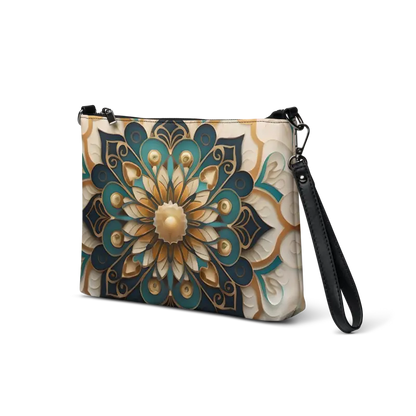 Chic Boho Mandal Pattern Crossbody Bag for Fashionistas - Bags