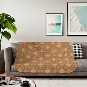 Boho Diamond Sherpa Blanket – Cloud-soft Comfort - Dipaliz - Blankets