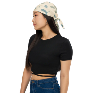 Boho Floral All-over Print Bandana Recycled Polyester - Dipaliz - Bandanas & Headties