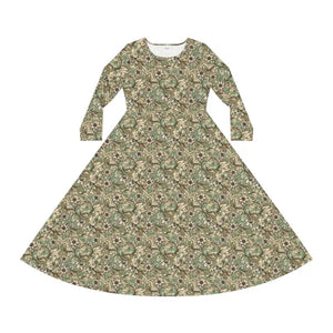 Stunning Long Sleeve Dance Dress - Twirl Ready Party Style - Dipaliz - Dresses