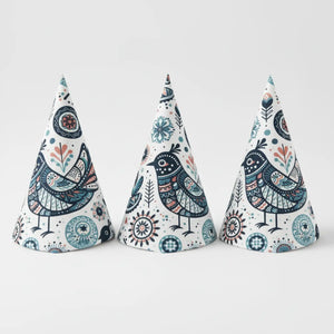 Boho Floral Napkin Set – Holiday Table Decor - Dipaliz - Cloth Napkins