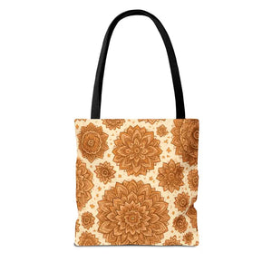 Boho Floral Tote Bag - Chic Eco Market Style - Dipaliz - Bags