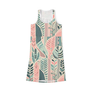 Boho Floral Racerback Dress - Summer Beach Vibes - Dipaliz - Dresses