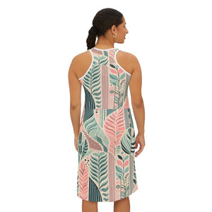 Boho Floral Racerback Dress - Summer Beach Vibes - Dipaliz - Dresses