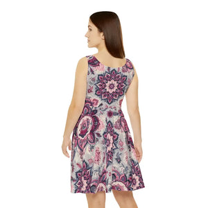 Boho Floral Skater Dress - Vibrant Summer Style - Dipaliz - Dresses