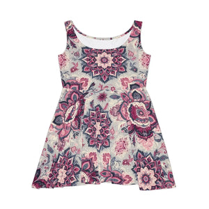 Boho Floral Skater – Summer Style Organic Cotton - Dipaliz - Dresses - Xs