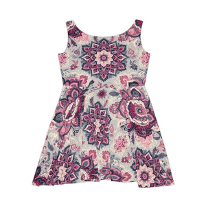 Boho Floral Skater – Summer Style Organic Cotton - Dipaliz - Dresses - Xs
