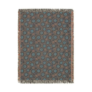 DipaliZ boho floral blanket in artwork weave and photo weave finishes