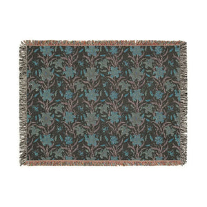 Sage and bone separating bands on the DipaliZ southwestern blanket
