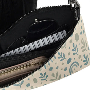 Boho Foliage Crossbody Faux Leather Bag Effortless Flair - Dipaliz - Cross Body Bags