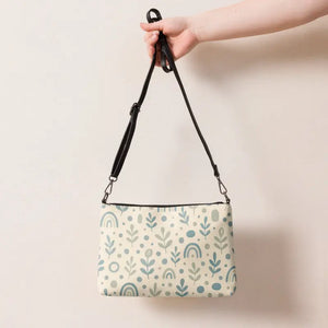 Boho Foliage Crossbody Faux Leather Bag Effortless Flair - Dipaliz - Cross Body Bags