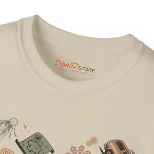 Ultra Cotton Tee - Boho Girl Style Comfort - Dipaliz - T-shirts