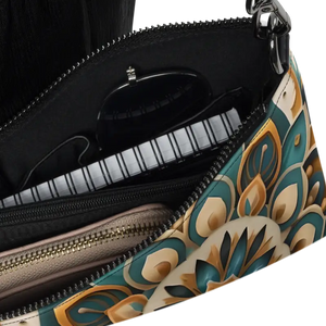 Mandala Pattern Crossbody Bag Boho Chic Vibrant Sling - Dipaliz - Cross Body Bags