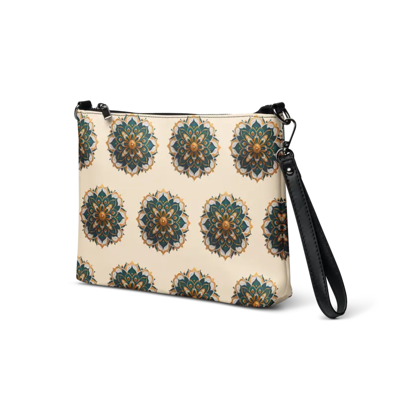 Enchanting Boho Mandala Pattern Crossbody Bag - Bags