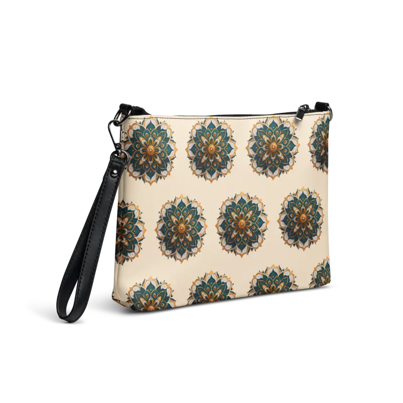 Enchanting Boho Mandala Pattern Crossbody Bag - Bags