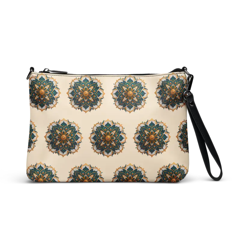 Enchanting Boho Mandala Pattern Crossbody Bag - Bags