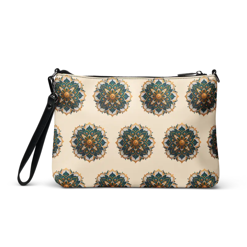 Enchanting Boho Mandala Pattern Crossbody Bag - Bags