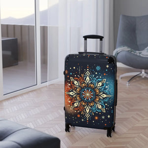 Vibrant Mandala Design Suitcase - Durable Travel - Dipaliz - Suitcases