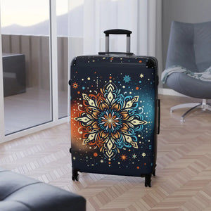 Vibrant Mandala Design Suitcase - Durable Travel - Dipaliz - Suitcases